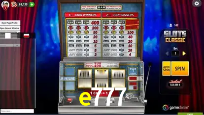 Descubra o Mundo do Cassino Online com e777