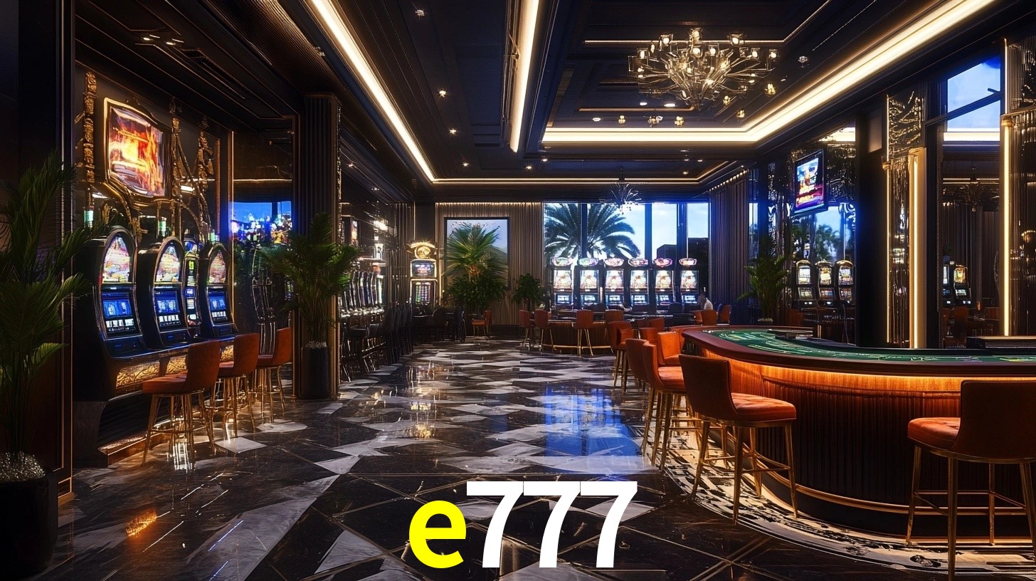 e777 Logo - Bônus com Rollover Justo